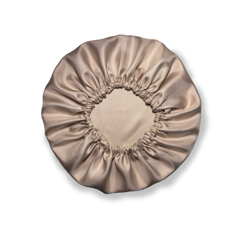Bonnet en soie sergé de mûrier Champagne