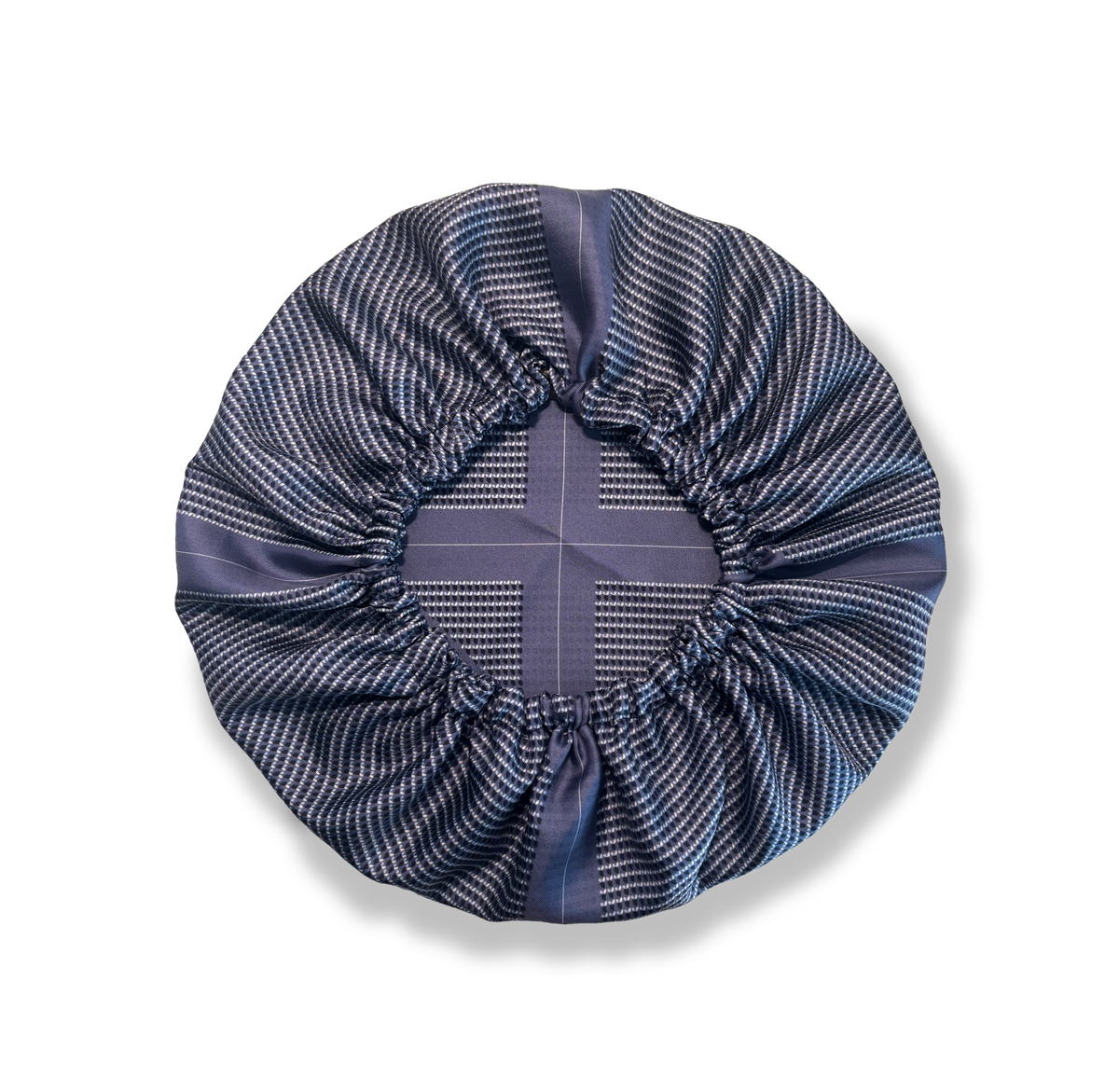 Bonnet en soie sergé de mûrier Navy