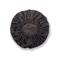 Bonnet en soie sergé de mûrier Noir