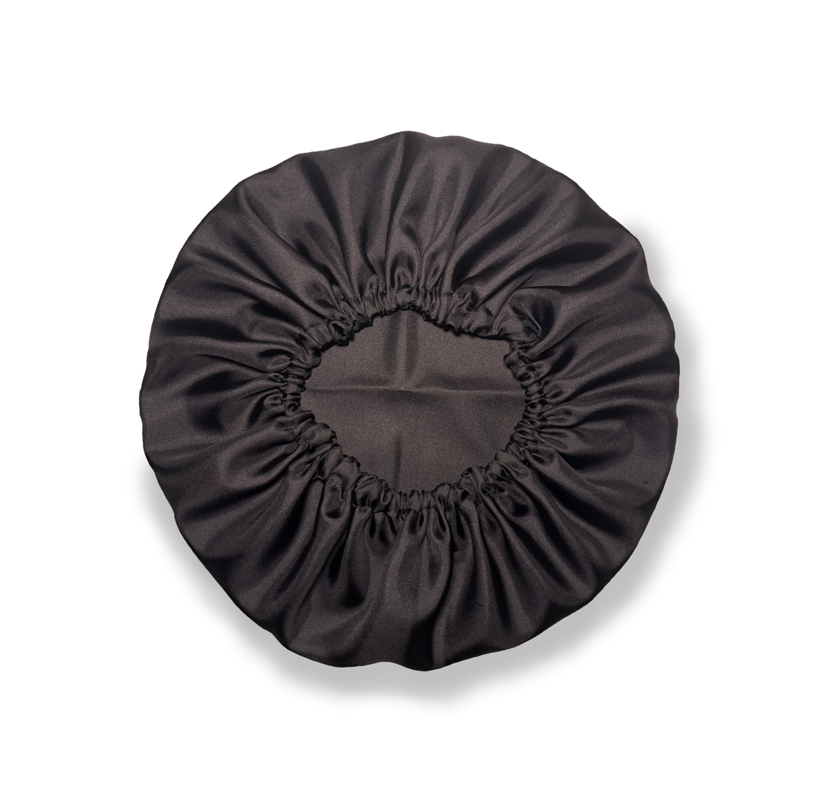 Bonnet en soie sergé de mûrier Noir